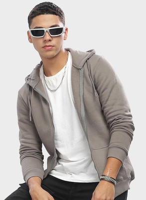 ADRO Full Sleeve Solid Men Sweatshirt