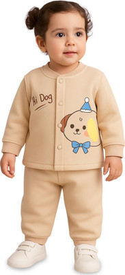 Kidbea Full Sleeve Solid Baby Boys & Baby Girls Sweatshirt