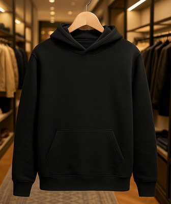 YONGE Full Sleeve Solid Men Sweatshirt