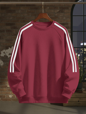 FashionAndYOUTH Full Sleeve Striped Men Sweatshirt