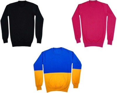 AE Trends Full Sleeve Solid Boys Sweatshirt