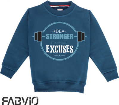 FABVIO PLUS Full Sleeve Graphic Print Boys Sweatshirt