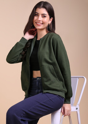 Adyavastram Full Sleeve Solid Women Sweatshirt