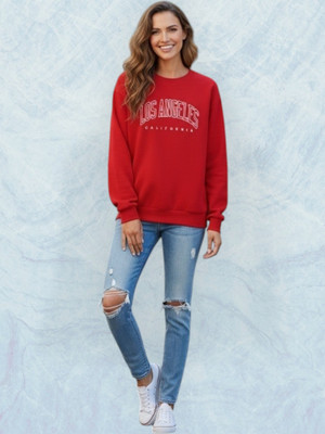 Stylezone Full Sleeve Printed Women Sweatshirt