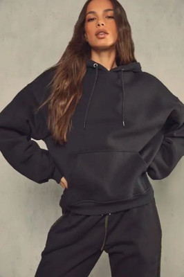 FLAXWEAR Full Sleeve Solid Women Sweatshirt