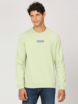 Pepe Jeans Full Sleeve Solid Men Reversible Sweatshirt