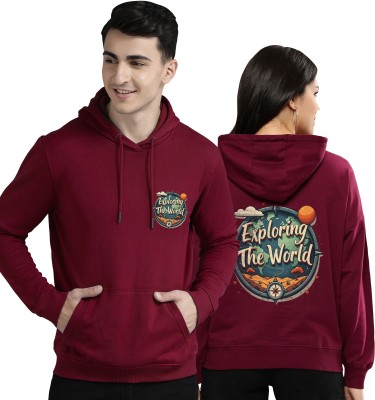 Twinny Zone Full Sleeve Solid Couple Sweatshirt