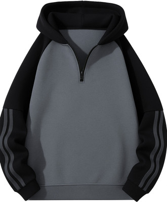 QUTUN Full Sleeve Color Block Men Sweatshirt