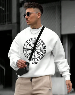 AUSK Full Sleeve Graphic Print Men Sweatshirt