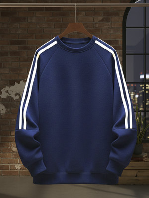 FashionAndYOUTH Full Sleeve Striped Men Sweatshirt