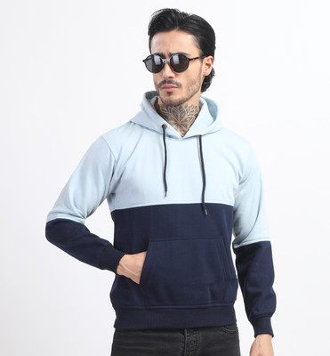 ADBUCKS Full Sleeve Color Block Men Sweatshirt