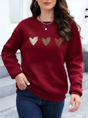 FLECT Full Sleeve Printed Women Sweatshirt