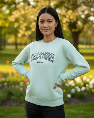 flyind Full Sleeve Graphic Print Women Sweatshirt