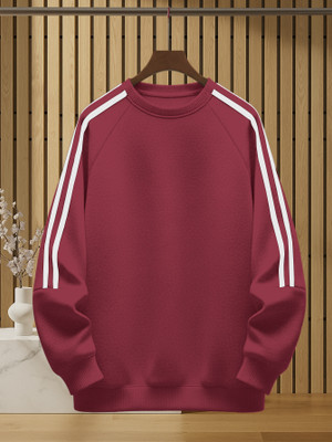 FashionAndYOUTH Full Sleeve Striped Men Sweatshirt