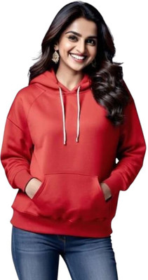 Pwexz Full Sleeve Solid Women Sweatshirt