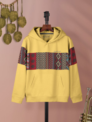Hellcat Full Sleeve Color Block Girls Sweatshirt