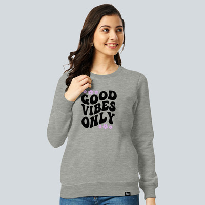 HouseOfCommon Full Sleeve Printed Women Sweatshirt