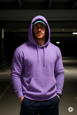 Xsware Full Sleeve Solid Men Sweatshirt