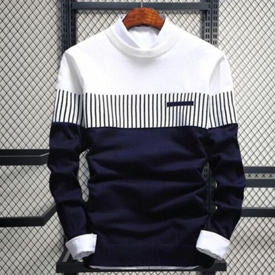 MOBOX Full Sleeve Color Block Men Sweatshirt