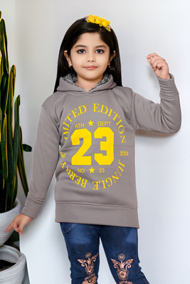 AHHYAN CREATION Full Sleeve Printed Girls Sweatshirt