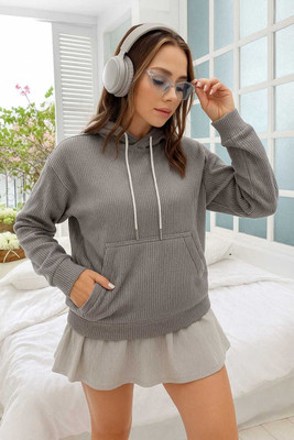 SHEHZADI ONLINE Full Sleeve Self Design Men & Women Sweatshirt