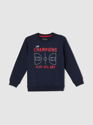 MAX Full Sleeve Graphic Print Boys Sweatshirt