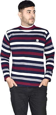ROYALS ICEBERG Full Sleeve Striped Men Sweatshirt