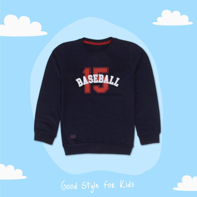 Color Hunt Full Sleeve Printed Boys Sweatshirt