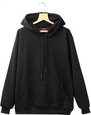 HNA Full Sleeve Solid Women Sweatshirt