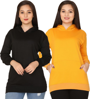 HouseOfCommon Full Sleeve Solid Women Sweatshirt