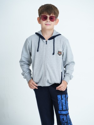 Mackly Full Sleeve Solid Boys Sweatshirt