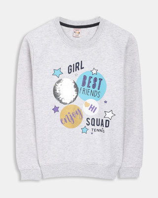 Kico Full Sleeve Embellished Boys Sweatshirt