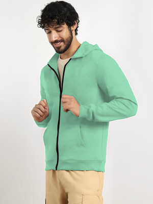 Parona Full Sleeve Solid Men Sweatshirt