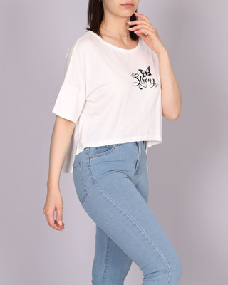 AVSENTERPRISE FASHION Half Sleeve Solid Women Sweatshirt