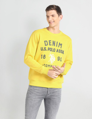 U.S. POLO ASSN. Full Sleeve Printed Men Sweatshirt