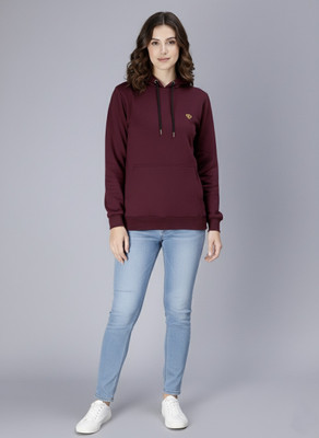 AAITHAN Full Sleeve Solid Women Sweatshirt