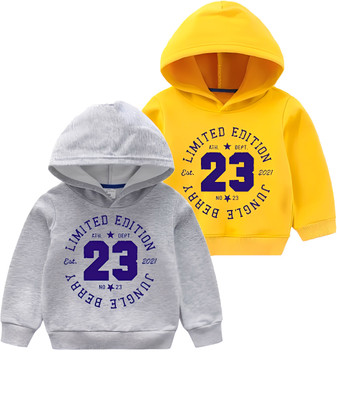 ELAN FASHION Full Sleeve Graphic Print Boys & Girls Reversible Sweatshirt