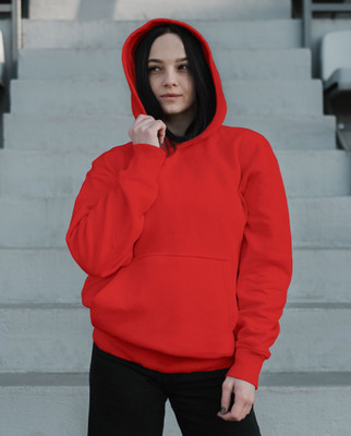 EZCLOTHING Full Sleeve Solid Women Sweatshirt