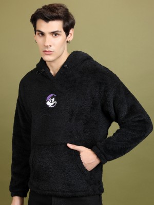 HIGHLANDER Half Sleeve Solid Men Sweatshirt