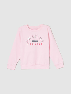 MAX Full Sleeve Graphic Print Girls Sweatshirt