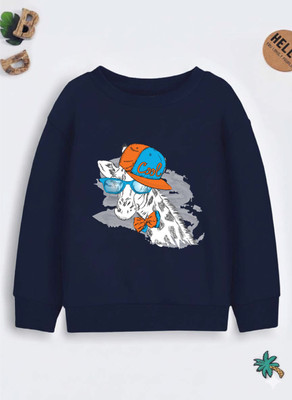 Superb Starling Full Sleeve Self Design Girls Reversible Sweatshirt