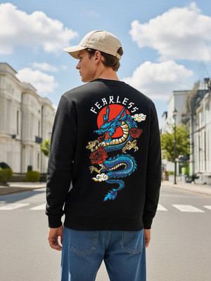 HouseOfCommon Full Sleeve Graphic Print Men Sweatshirt