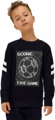 KEESOR Full Sleeve Printed Boys Sweatshirt
