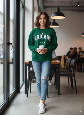 Elite Full Sleeve Printed Women Sweatshirt