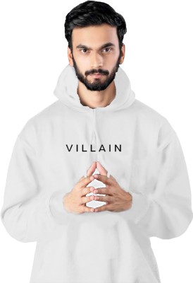 VILLAIN Full Sleeve Solid Men Sweatshirt