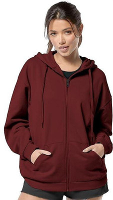 Artivri Full Sleeve Solid Women Sweatshirt