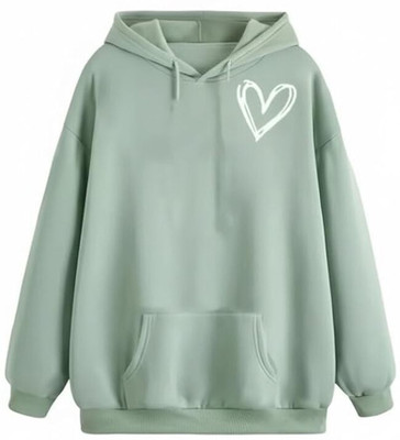 LLL FASHION Full Sleeve Solid, Graphic Print Women Sweatshirt