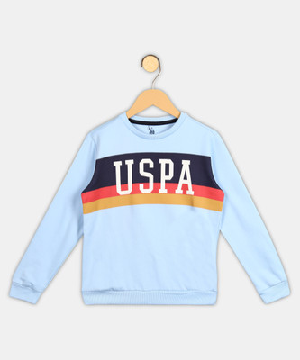 U.S. POLO ASSN. Full Sleeve Printed Boys Sweatshirt