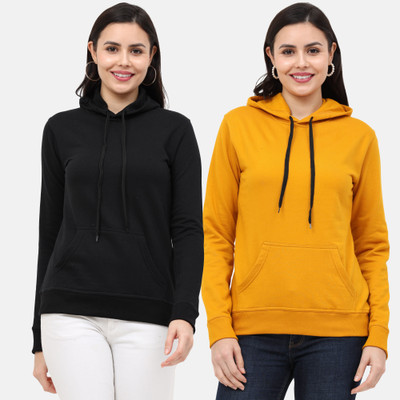 Fleximaa Full Sleeve Solid Women Sweatshirt