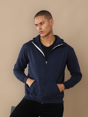 Republic Full Sleeve Solid Men Sweatshirt